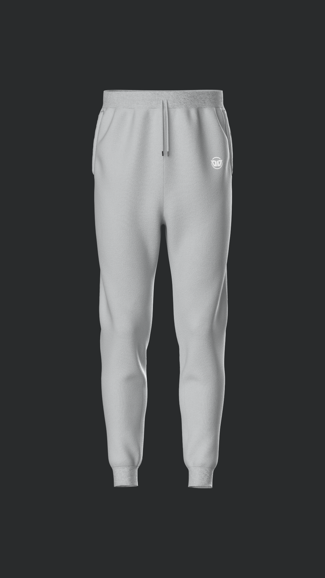DTF - Men's Casual Stretch Waist Drawstring Sweatpants with Zipper Pockets