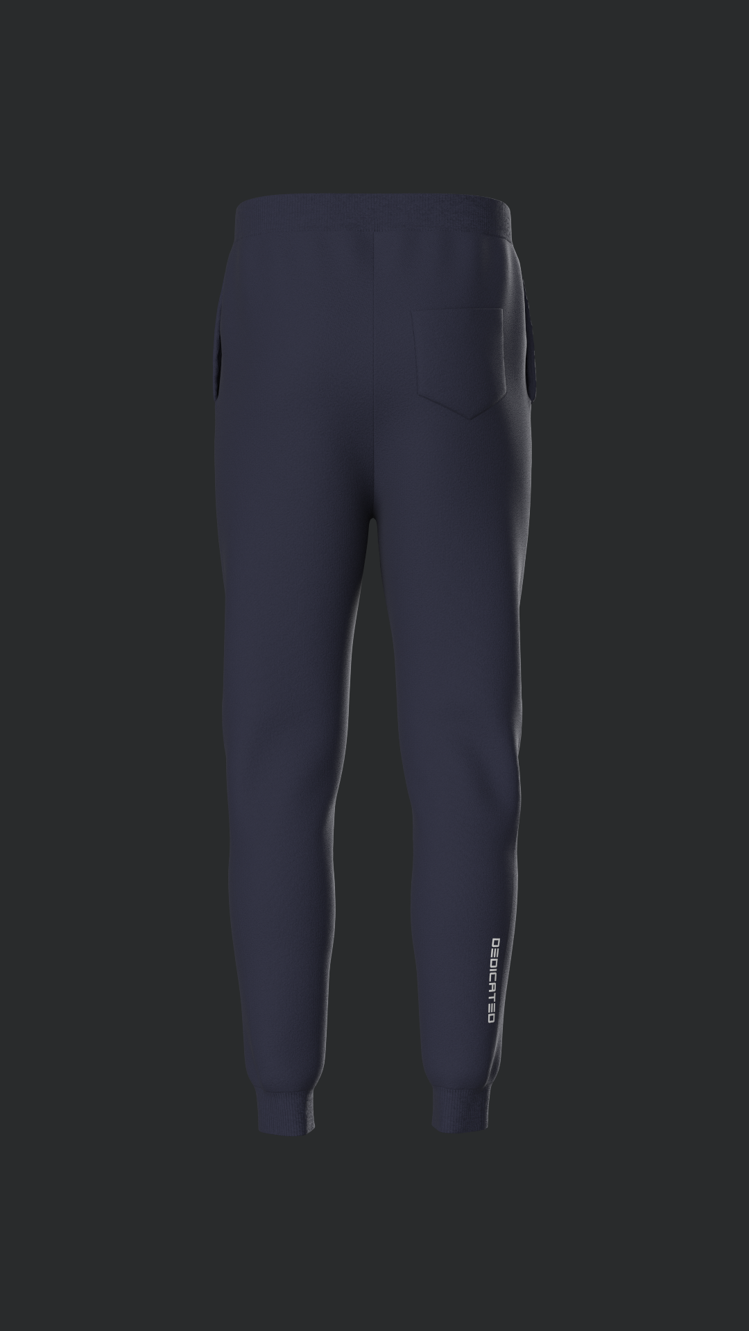 DTF - Men's Casual Stretch Waist Drawstring Sweatpants with Zipper Pockets