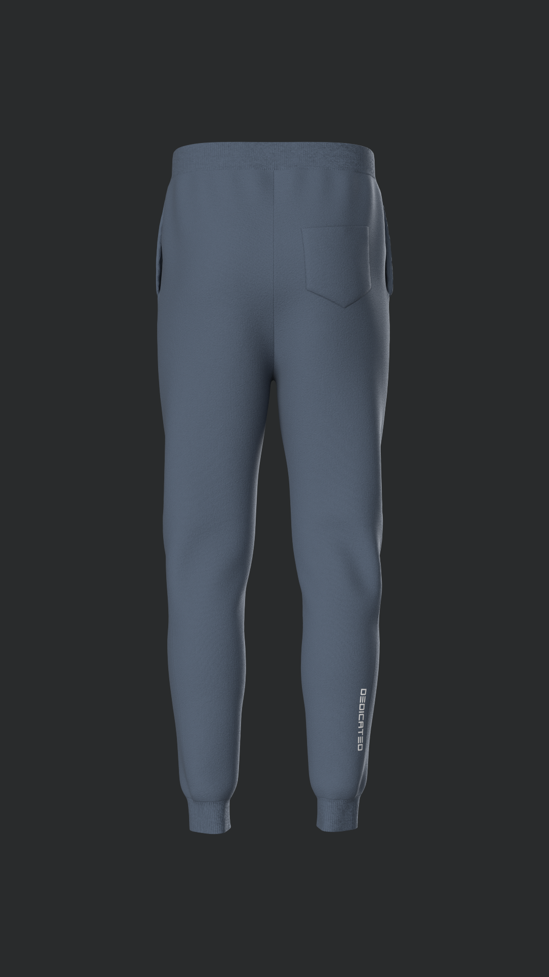 DTF - Men's Casual Stretch Waist Drawstring Sweatpants with Zipper Pockets
