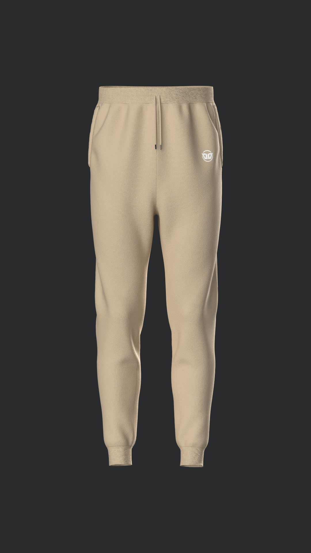 DTF - Men's Casual Stretch Waist Drawstring Sweatpants with Zipper Pockets