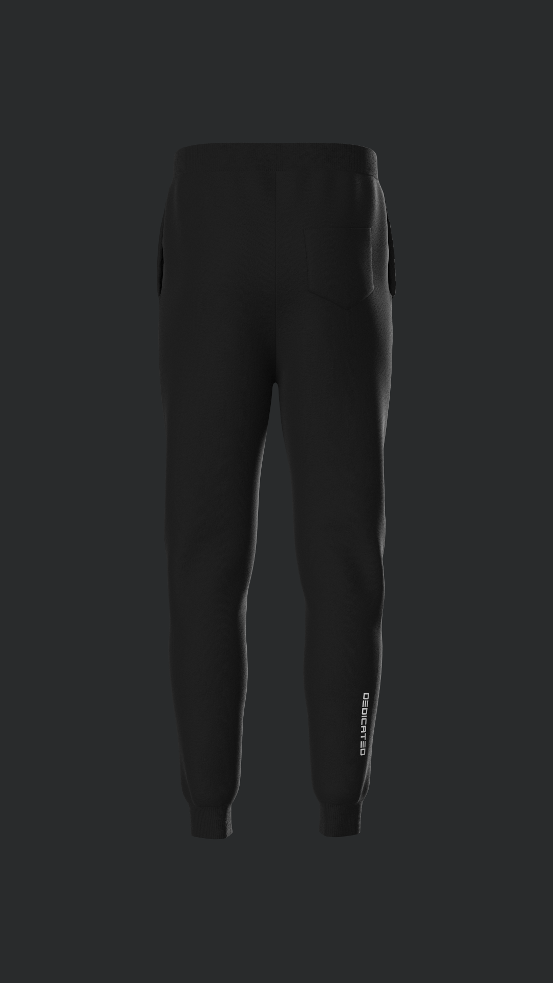 DTF - Men's Casual Stretch Waist Drawstring Sweatpants with Zipper Pockets