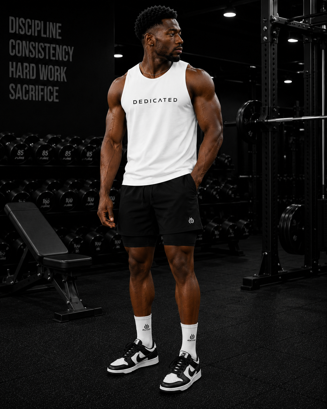 DTF - Men’s Black 2-in-1 Double Layer