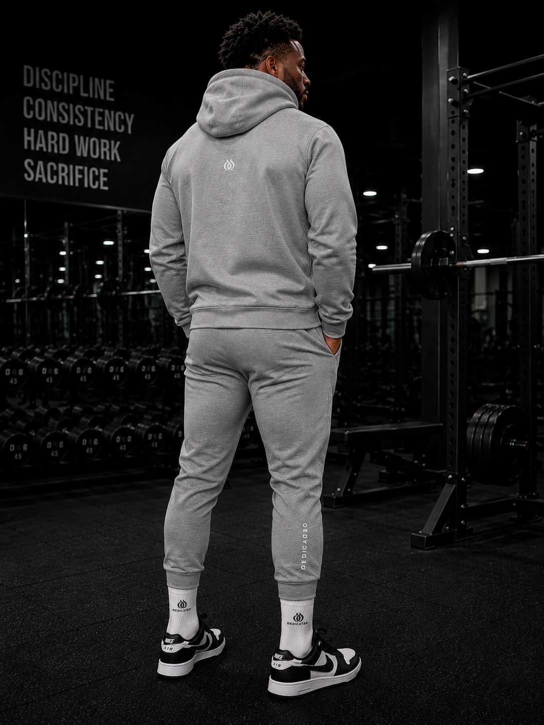 DTF - Men's Casual Stretch Waist Drawstring Hoodie