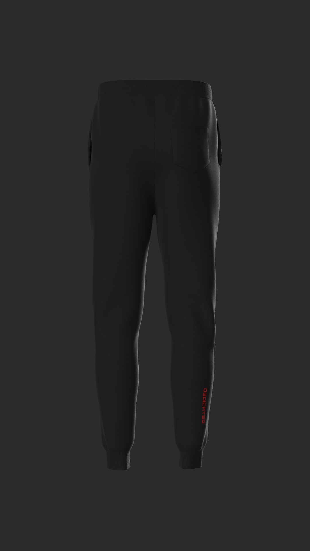 DTF - Men's Casual Stretch Waist Drawstring Sweatpants with Zipper Pockets