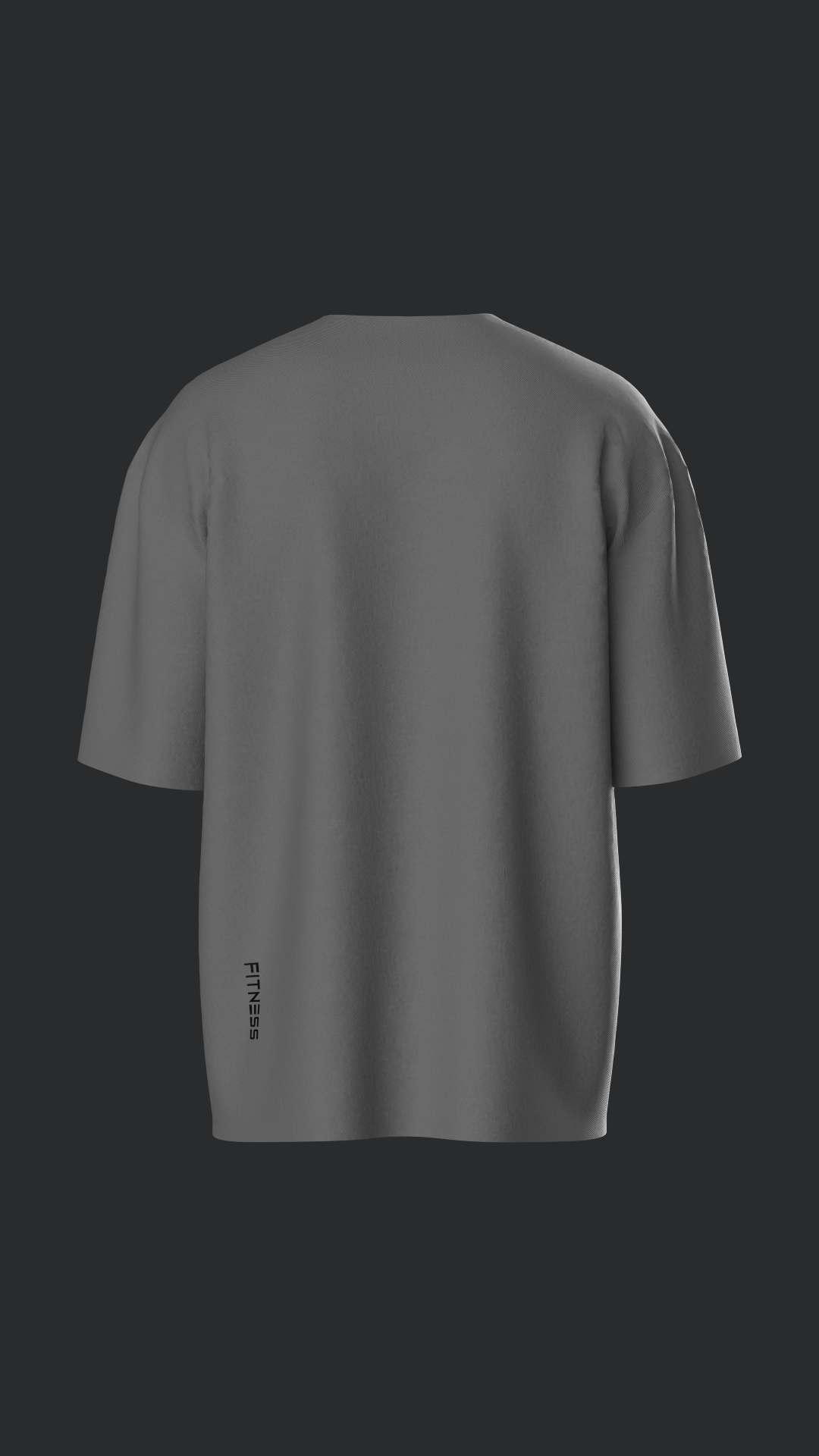 DTF - Unisex Cotton Oversized Fitness T-Shirt
