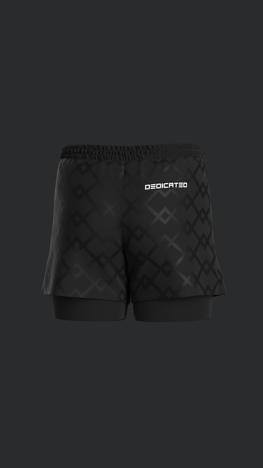 DTF - Men’s Geometric Pattern 2-in-1 Shorts