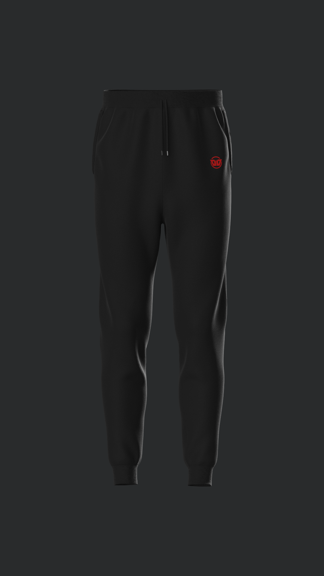 DTF - Men's Casual Stretch Waist Drawstring Sweatpants with Zipper Pockets