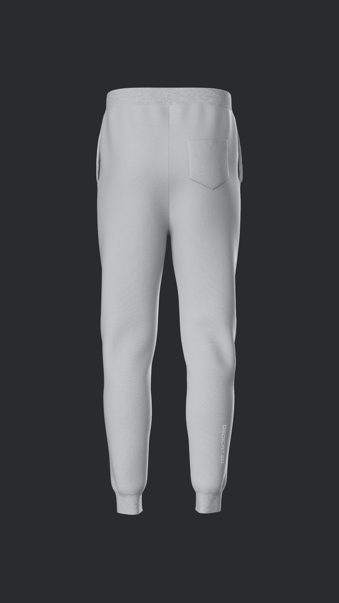 DTF - Men's Casual Stretch Waist Drawstring Sweatpants with Zipper Pockets