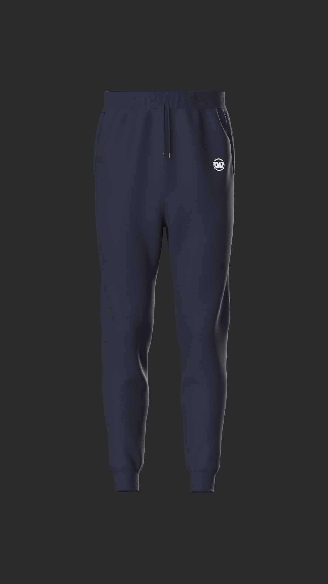 DTF - Men's Casual Stretch Waist Drawstring Sweatpants with Zipper Pockets