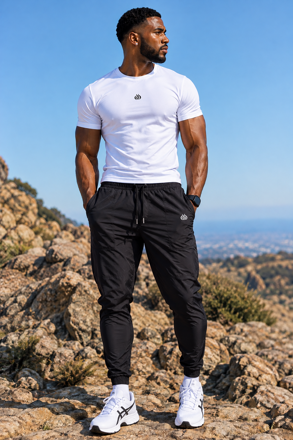DTF Men's Lightweight Slim-Fit Athletic Jogger Pants