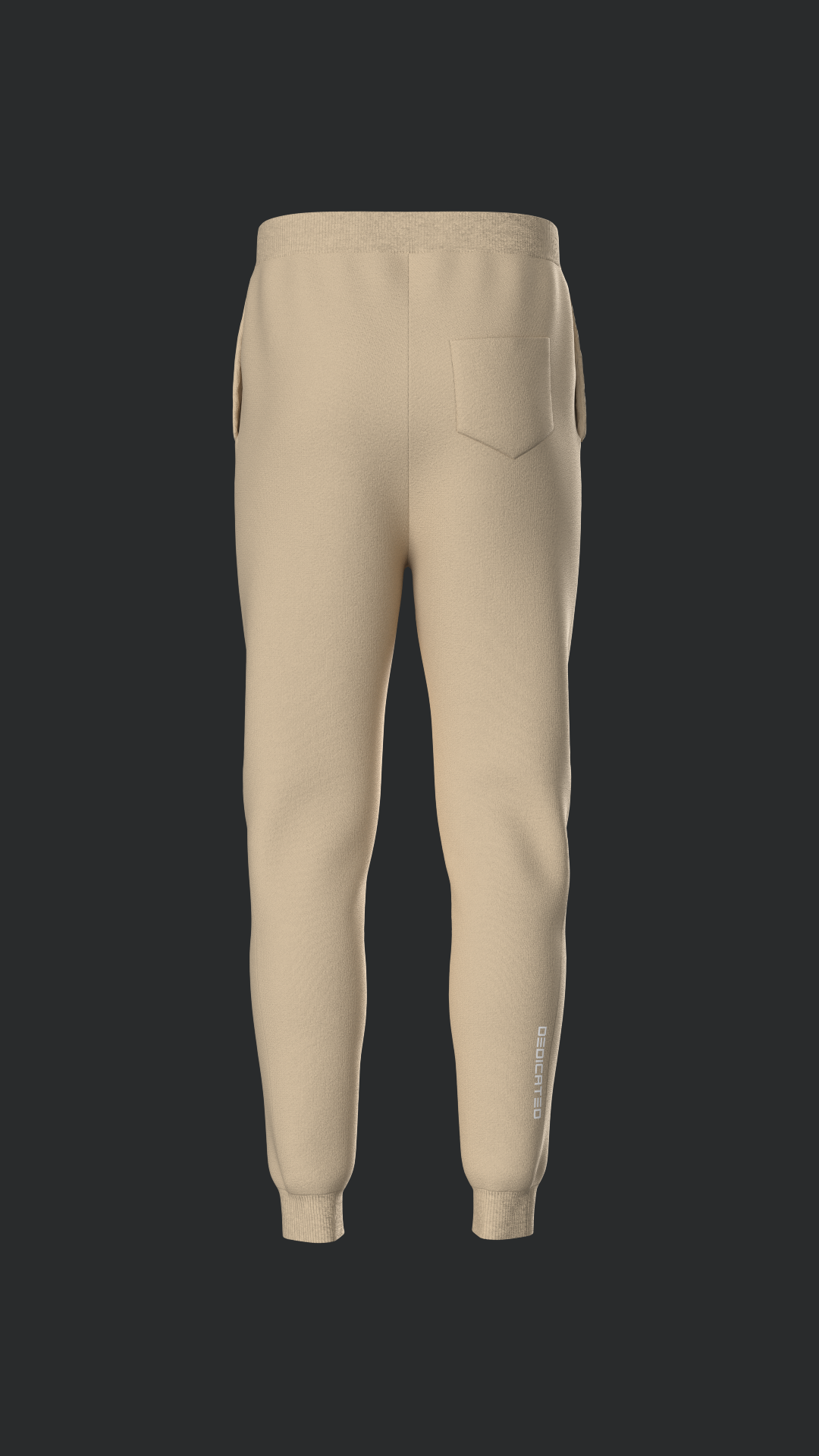 DTF - Men's Casual Stretch Waist Drawstring Sweatpants with Zipper Pockets