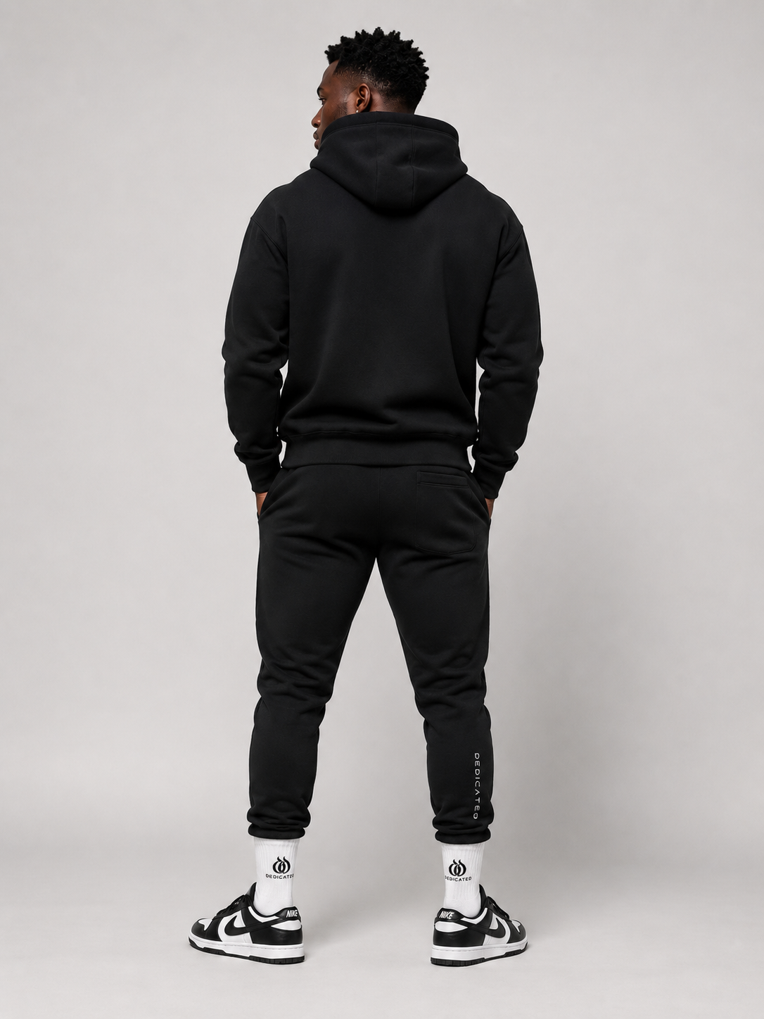 DTF - Men's Casual Stretch Waist Drawstring Hoodie