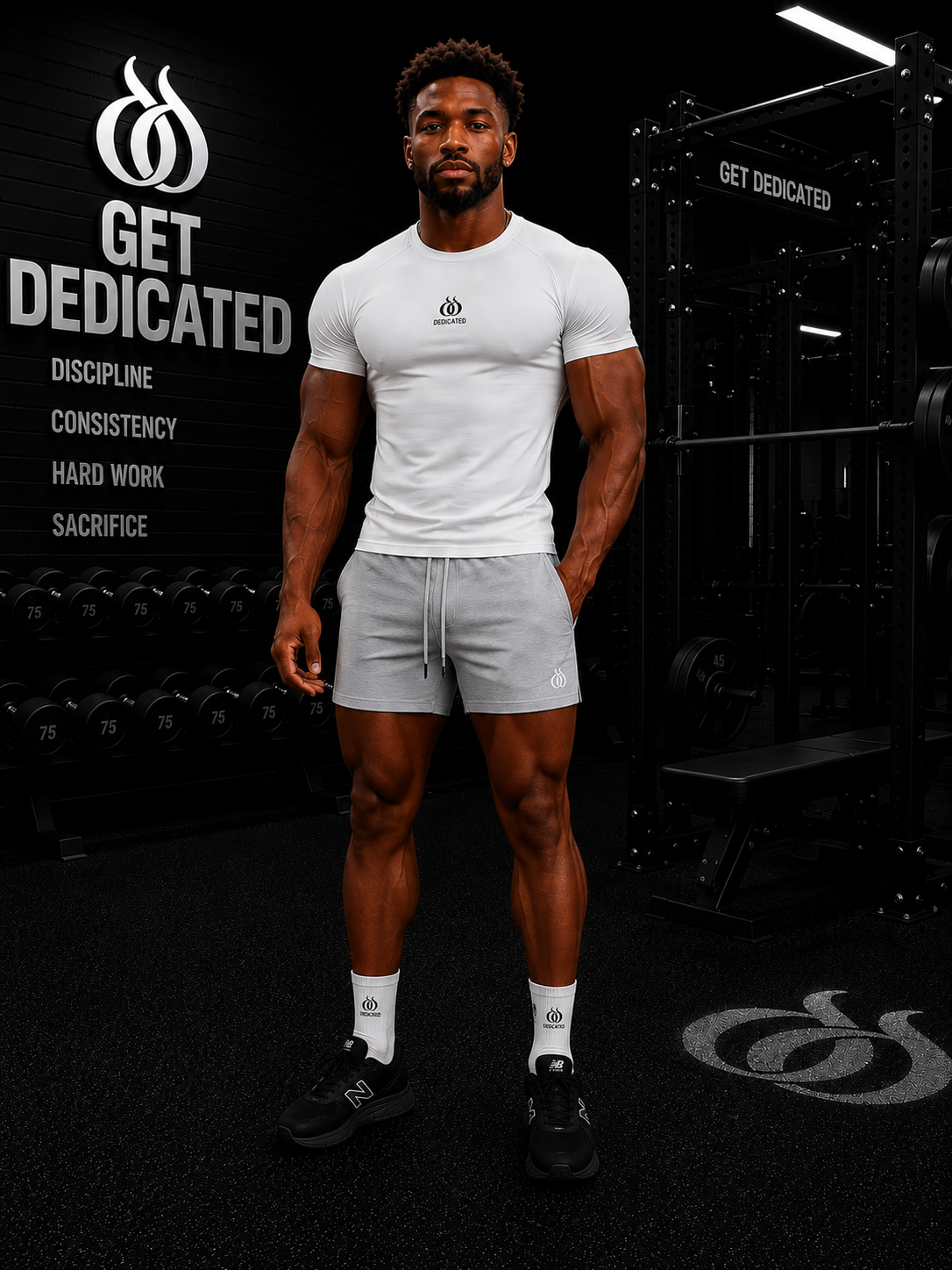 DTF - Men’s Slightly Stretch Fitness Shorts