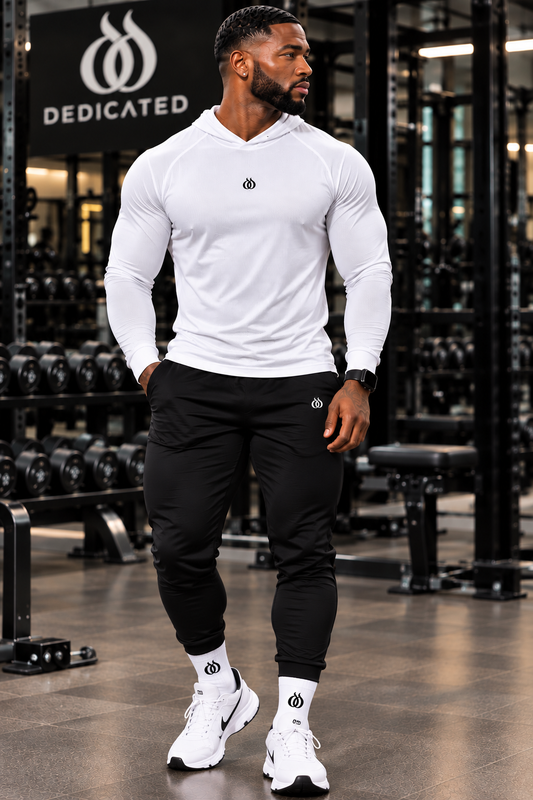 DTF Men’s Lightweight Mesh Long-Sleeve Performance Hoodie