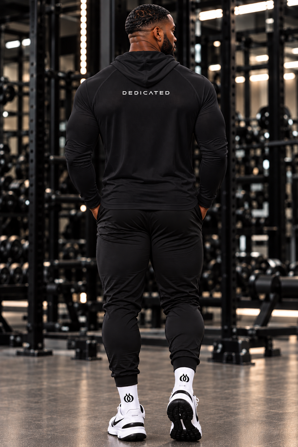DTF Men’s Lightweight Mesh Long-Sleeve Performance Hoodie
