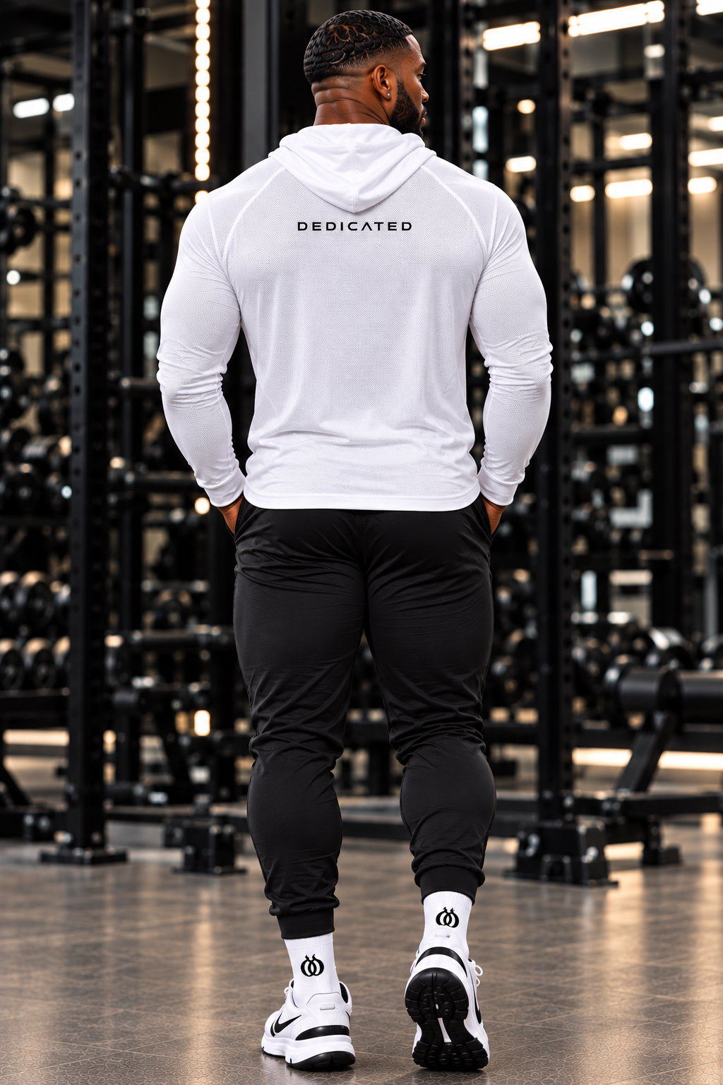 DTF Men’s Lightweight Mesh Long-Sleeve Performance Hoodie