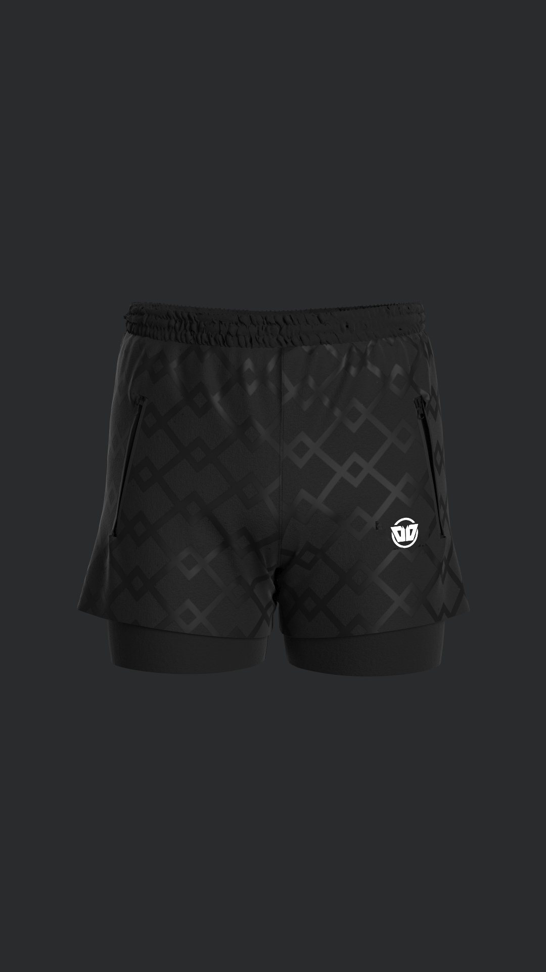 DTF - Men’s Geometric Pattern 2-in-1 Shorts