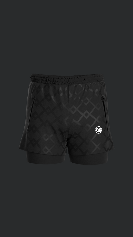 DTF - Men’s Geometric Pattern 2-in-1 Shorts