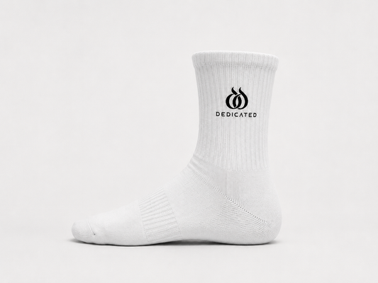 DTF - 100% Cotton Custom Logo Compression Socks