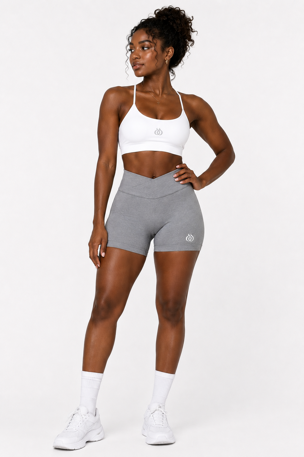DTF - Women's High Waisted Seamless Shorts with Scrunch Butt Lift