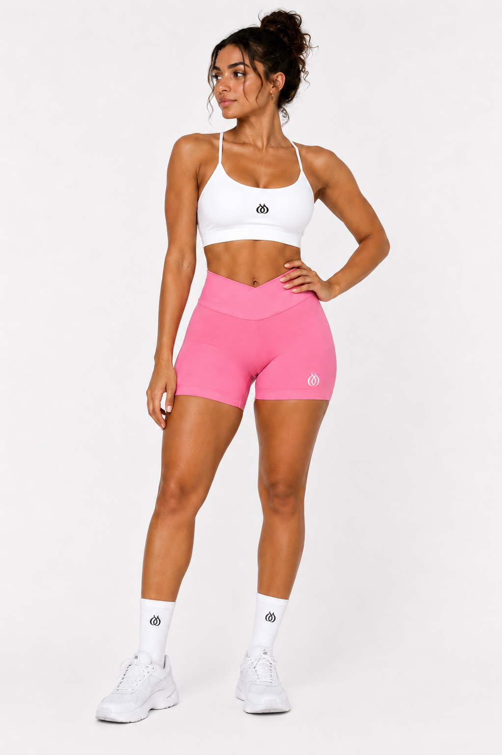 DTF - Women's High Waisted Seamless Shorts with Scrunch Butt Lift