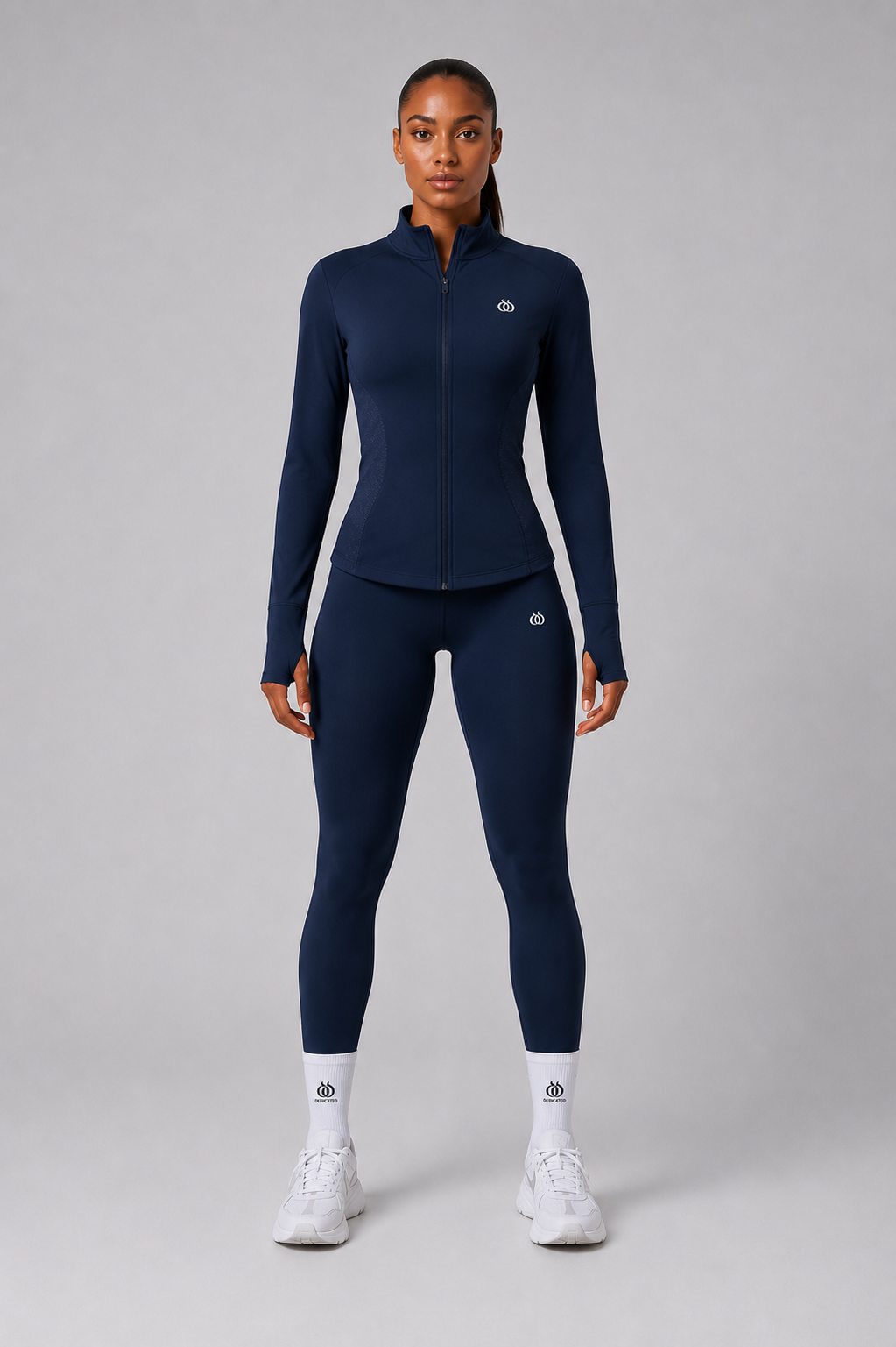 DTF - Women’s Black Full Zip Slim Fit Jacket