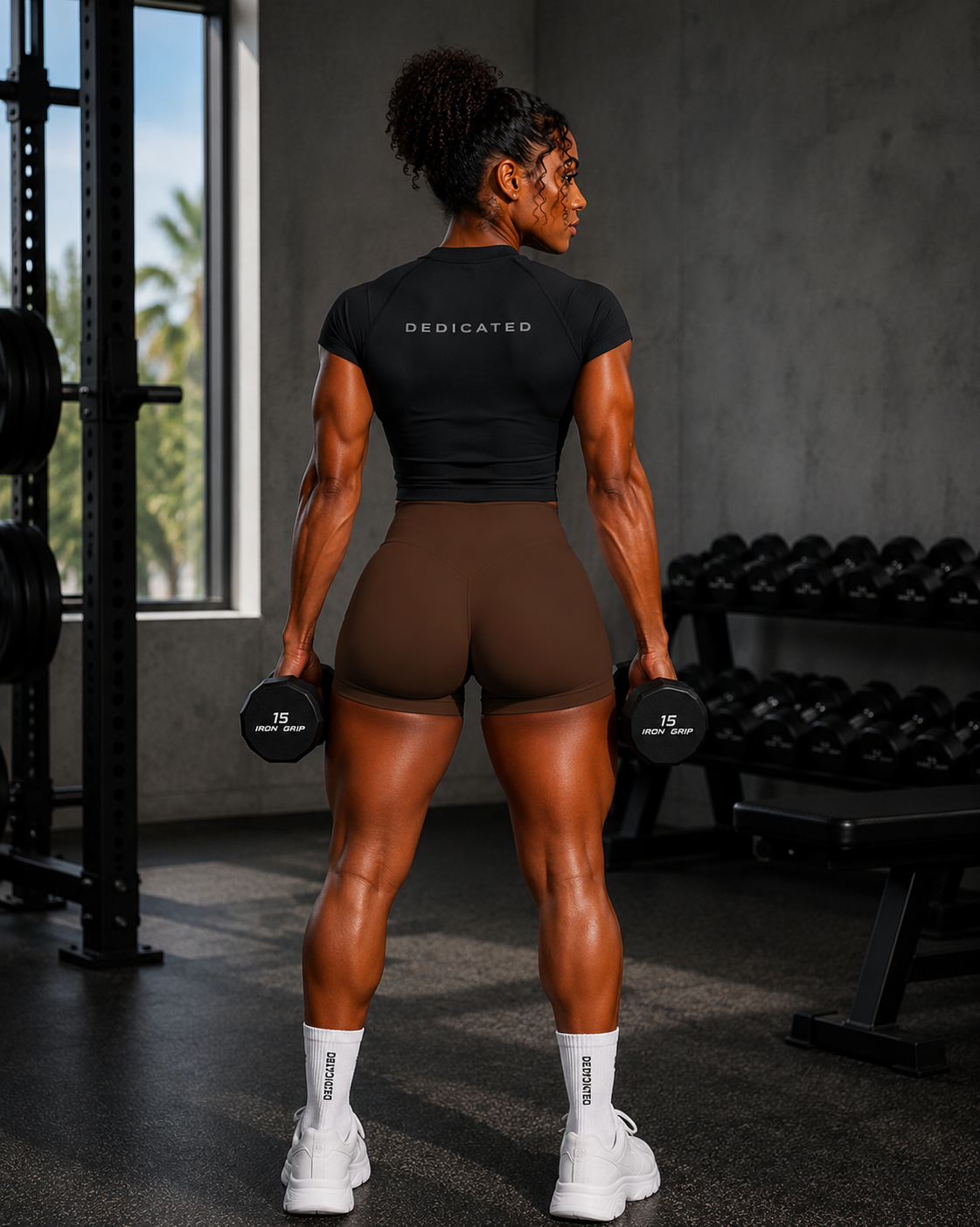 DTF - Women’s Scrunch Butt Lifting Workout Shorts