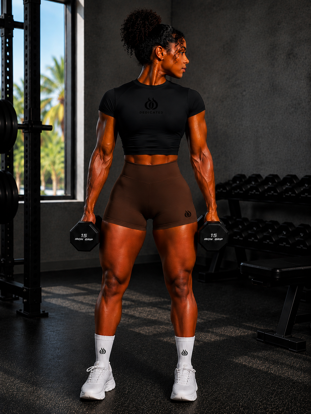 DTF - Women’s Scrunch Butt Lifting Workout Shorts