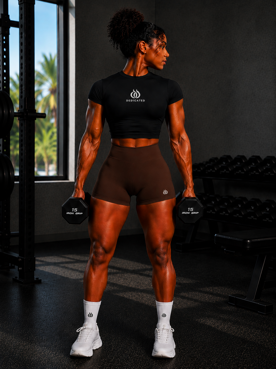 DTF - Women’s Scrunch Butt Lifting Workout Shorts